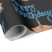 S’mores Happy Birthday Geschenkpapier (Rolleneckpunkt)