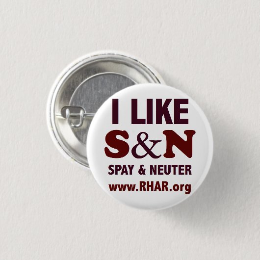 S&N runder Knopf Button (Vorne & Hinten)