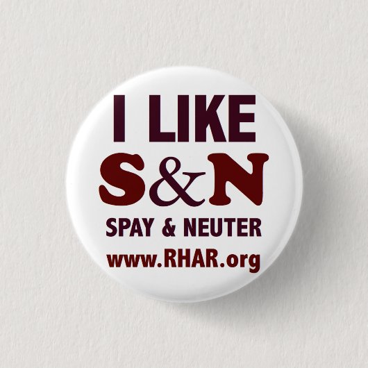 S&N runder Knopf Button (Vorderseite)