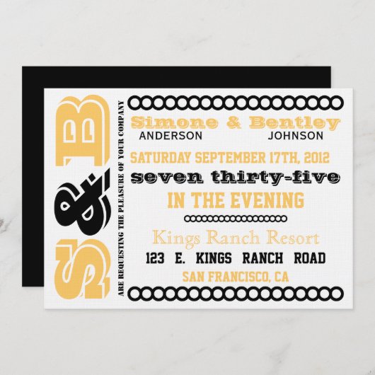 S n'B Einladung (Vorne/Hinten)