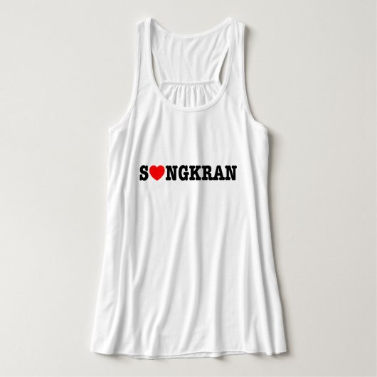 S❤NGKRAN ~ Heart (Love) Songkran Tank Top (Design Vorderseite)