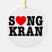 S ❤ NGKRAN ~ Heart Songkran Keramik Ornament (Hinten)