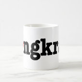 s ❤ ngkran ~ Herz (Liebe) Songkran Kaffeetasse (Mittel)