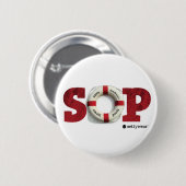 S.O.P retten Dearborns kleinen Pool-Knopf Button (Vorne & Hinten)