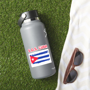 S.O.S. CUBA AUFKLEBER