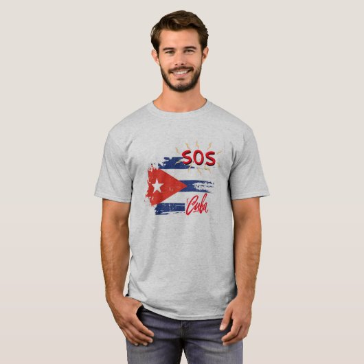 S.O.S. CUBA T - Shirt (Vorne ganz)