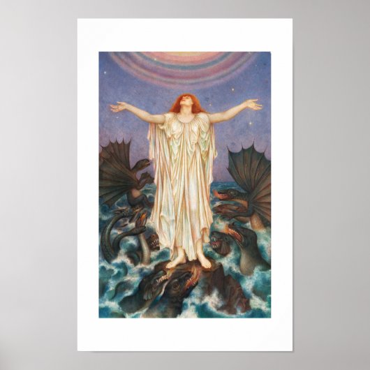 S.O.S. | Evelyn De Morgan Poster (Vorne)