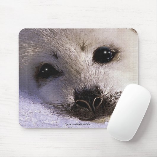 S.O.S. RETTE UNSERE HARP SIEGEL Wildlife Mousepad (Mit Mouse)