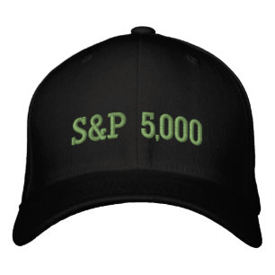S&P 5.000 Level Stock Market Index Celebration Bestickte Baseballkappe