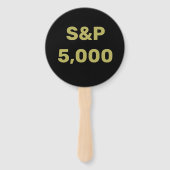 S&P 5.000 Level Stock Market Index Celebration Fächer (Rückseite)
