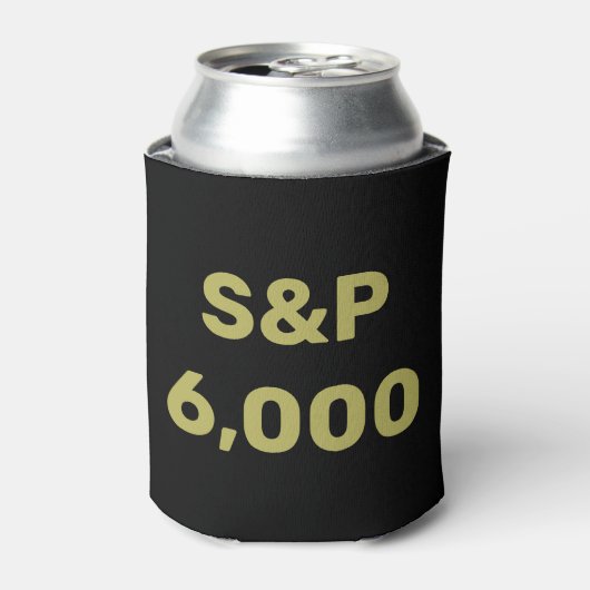 S&P 6.000 Level Stock Market Index Celebration Dosenkühler (Kanne Vorderseite)