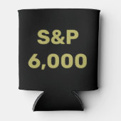 S&P 6.000 Level Stock Market Index Celebration Dosenkühler (Vorderseite)