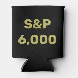 S&P 6.000 Level Stock Market Index Celebration Dosenkühler