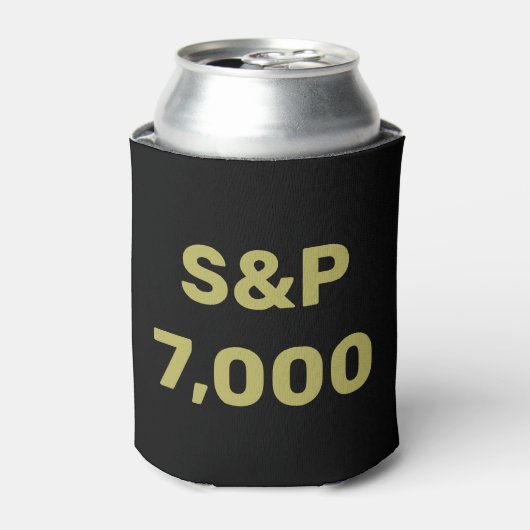 S&P 7.000 Level Stock Market Index Celebration Dosenkühler (Kanne Vorderseite)