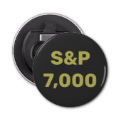 S&P 7.000 Level Stock Market Index Celebration Flaschenöffner (Vorderseite)