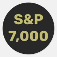 S&P 7.000 Level Stock Market Index Celebration