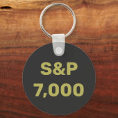 S&P 7.000 Level Stock Market Index Celebration Schlüsselanhänger (Vorderseite)