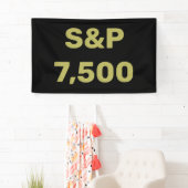 S&P 7,500 Level Aktienmarktindex-Feier Banner (Insitu)