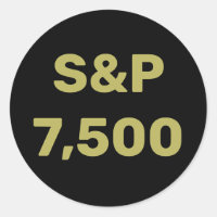 S&P 7.500 Level Aktienmarktindex-Feier