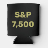 S&P 7,500 Level Stock Market Index Celebration Dosenkühler (Vorderseite)