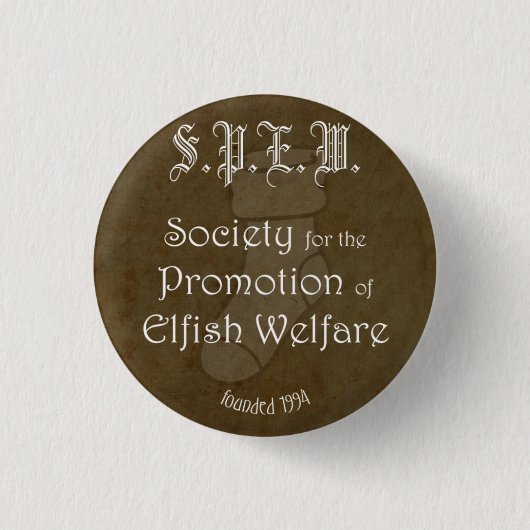 S.P.E.W. Abzeichen Button (Vorderseite)