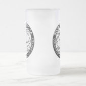 S.P.U.S.A Logo Mattglas Bierglas (Mittel)