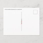 S. Paul and Peter, Apostles (RLS 13 & 14) Postcar Postkarte (Rückseite)