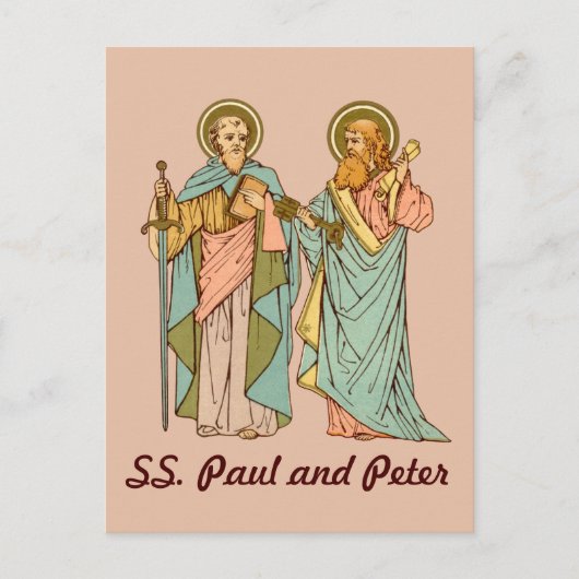 S. Paul and Peter, Apostles (RLS 13 & 14) Postcar Postkarte (Vorderseite)
