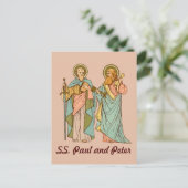 S. Paul and Peter, Apostles (RLS 13 & 14) Postcar Postkarte (Stehend Vorderseite)