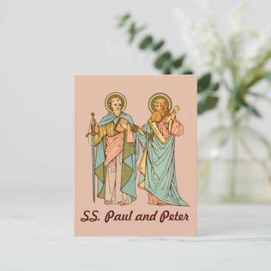 S. Paul and Peter, Apostles (RLS 13 & 14) Postcar Postkarte (Stehend Vorderseite)