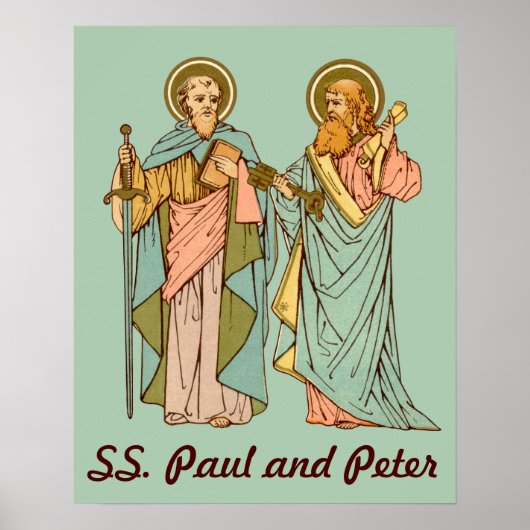 S. Paul und Peter, Apostel (RLS 13 & 14) Poster (Vorne)