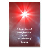 S Persei Tischnummer (Rückseite)