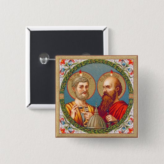 S. Peter und Paul, Apostel (JMAS 01) Button (Vorne & Hinten)