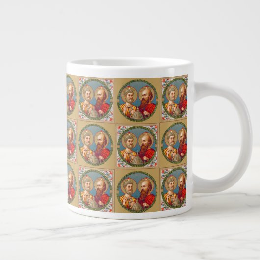 S. Peter und Paul, Apostel (JMAS 01) Jumbo-Tasse (Rechts)