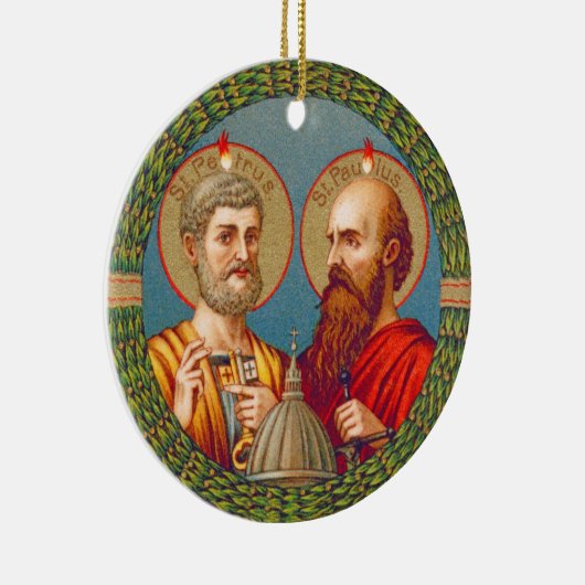 S. Peter und Paul, Apostel (JMAS 01) Keramik Ornament (Rechts)