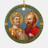 S. Peter und Paul, Apostel (JMAS 01) Keramik Ornament (Vorne)