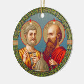 S. Peter und Paul, Apostel (JMAS 01) Keramik Ornament (Links)