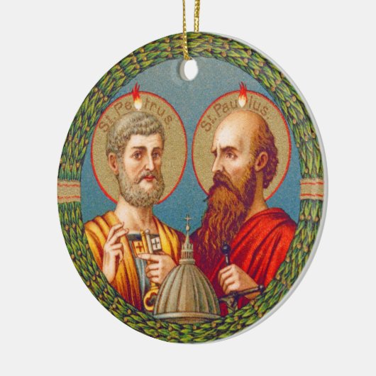 S. Peter und Paul, Apostel (JMAS 01) Keramik Ornament (Links)