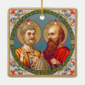 S. Peter und Paul, Apostel (JMAS 01) Keramikornament (Rückseite)