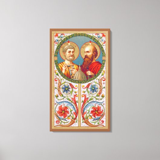 S. Peter und Paul, Apostel (JMAS 01) Leinwanddruck (Vorderseite)