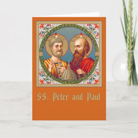 S. Peter und Paul (JMAS 01) Leere Grußkarte Karte (Vorderseite)