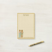 S. Philip & James (RLS 15, Style 2) 4"x6" Post-it Klebezettel (Auf Schreibtisch)