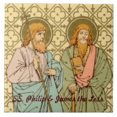 S. Philip & James the Less (RLS 15) Fliese (Vorderseite)