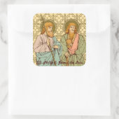 S. Philip & James the Less (RLS 15) Quadratischer Aufkleber (Tasche)