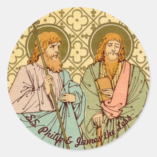 S. Philip & James the Less (RLS 15) Runder Aufkleber (Vorderseite)