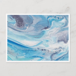 S Postkarte 4.25"x5.6" - Blauer Fleck