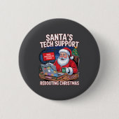 s Rebooting Santa Tech Support Team Button (Vorderseite)
