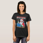 s Rebooting Tech Santa Support Joke T-Shirt (Vorne ganz)