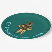 S Rozhdestvom - Fraktal Inuit Hunter Pappteller (Schrägansicht)