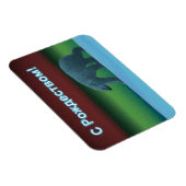 S Rozhdestvom - Polar Lights Polar Bear Magnet (Rechte Seite)